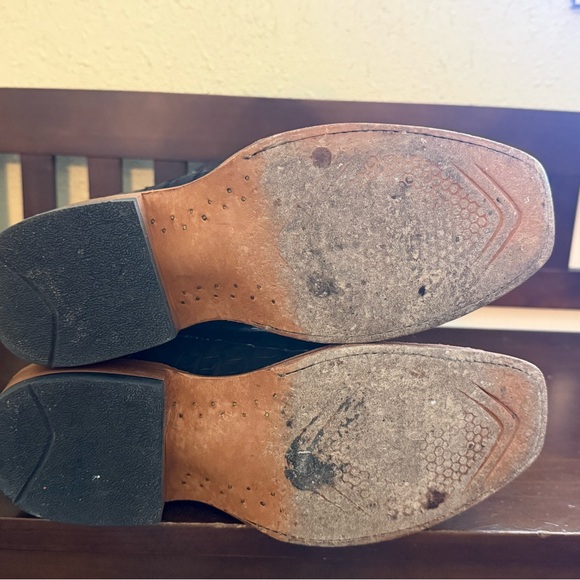 Ariat BLACK SUEDED CAIMAN|SOFT MERCURY - Picture 6 of 6